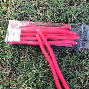 Curling rubber sticks